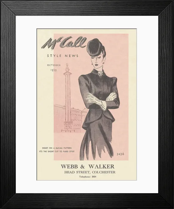 Framed Print : McCall Style News Framed Print : McCall Style News