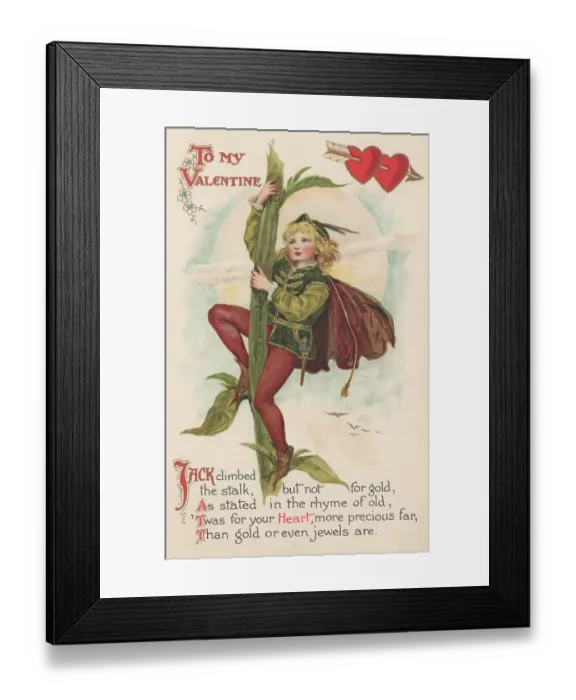 Framed Print : Jack & the Beanstalk Framed Print : Jack & the Beanstalk