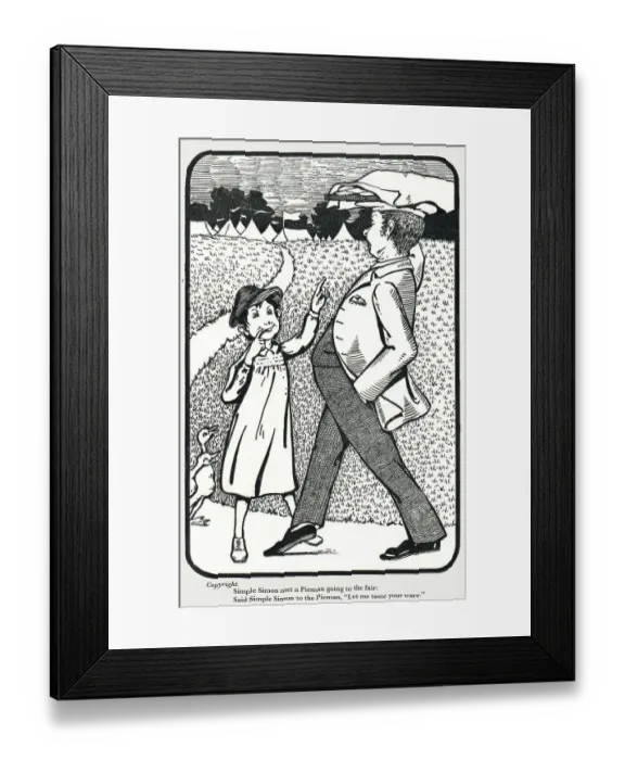 Framed Print : Simple Simon Framed Print : Simple Simon