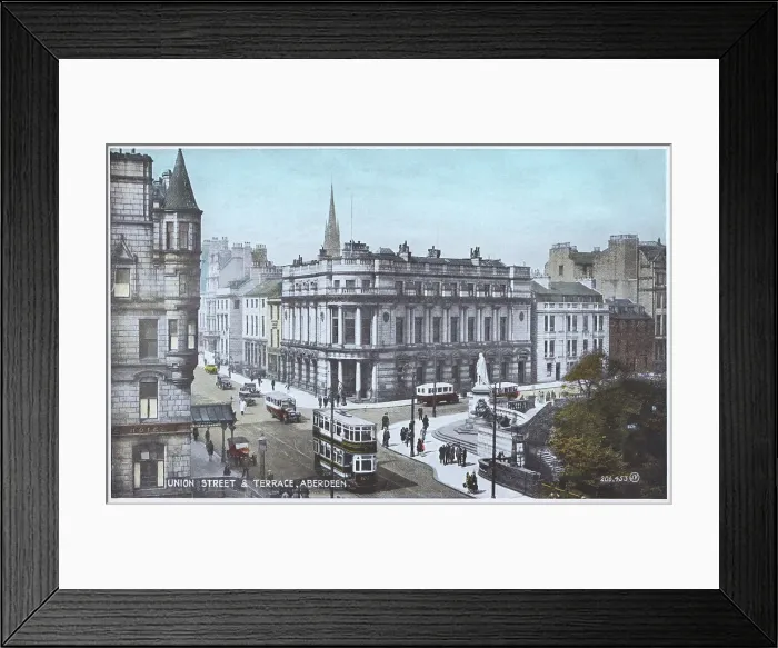 Framed Print : Aberdeen. Union Street and Terrace, Aberdeen Date: circa 1910 Framed Print : Aberdeen. Union Street and Terrace, Aberdeen Date: circa 1910