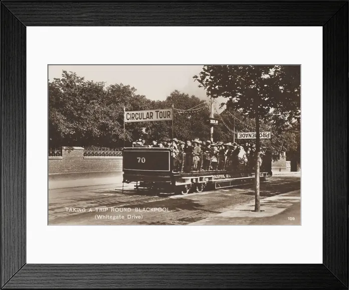 Framed Print : Blackpool Tram Framed Print : Blackpool Tram