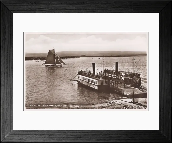 Framed Print : Floating Bridge Framed Print : Floating Bridge