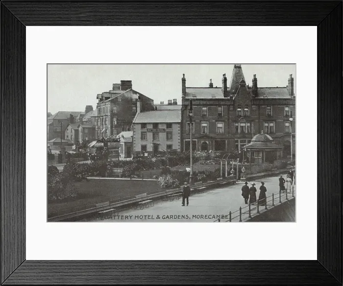 Framed Print : Battery Hotel Morcambe Framed Print : Battery Hotel Morcambe