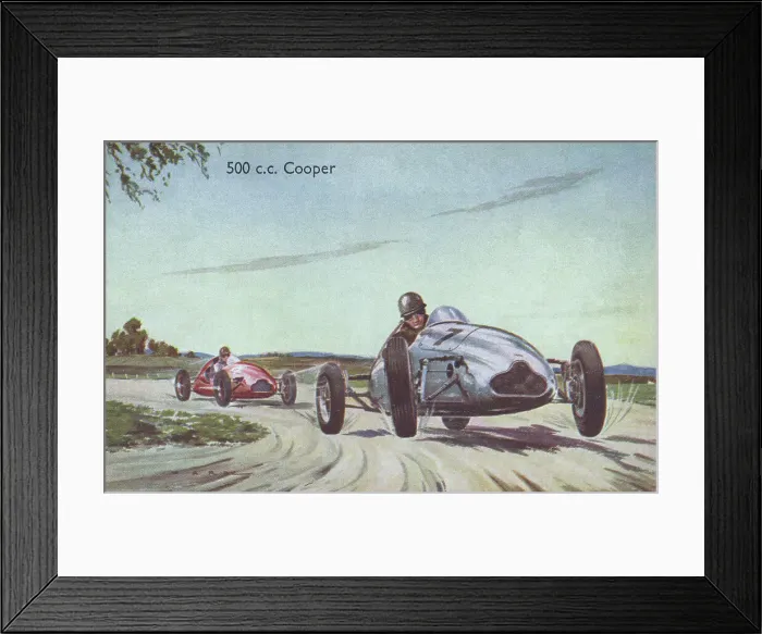 Framed Print : 500cc Cooper Framed Print : 500cc Cooper