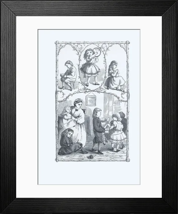 Framed Print : Kate Greenaway Framed Print : Kate Greenaway