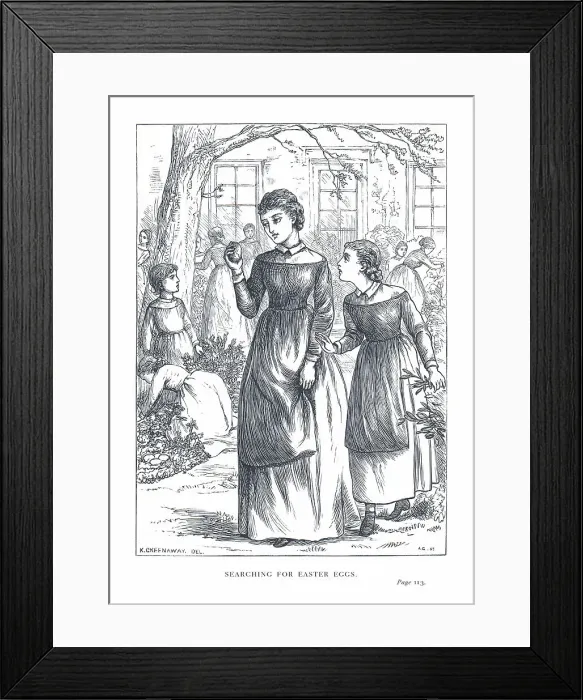 Framed Print : Kate Greenaway Framed Print : Kate Greenaway
