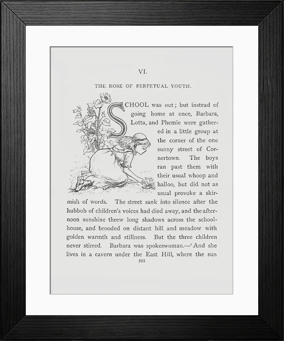 Framed Print : Kate Greenaway Framed Print : Kate Greenaway