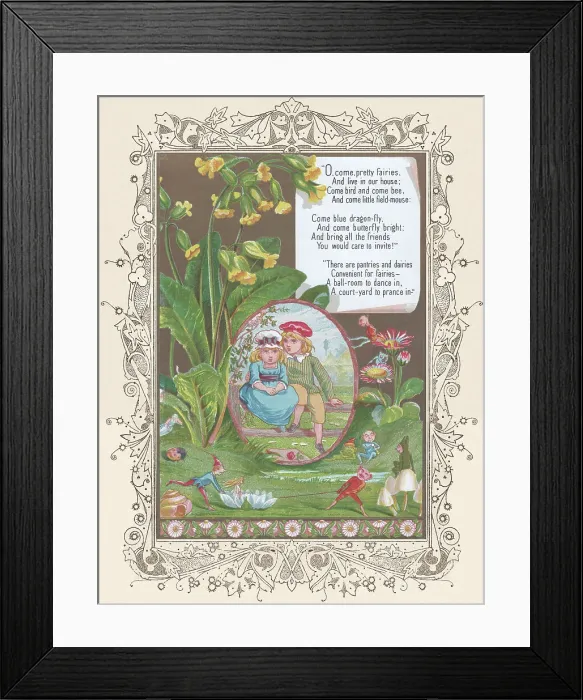 Framed Print : Kate Greenaway Framed Print : Kate Greenaway