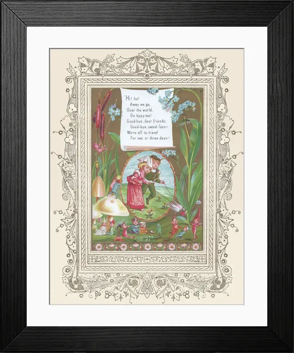 Framed Print : Kate Greenaway Framed Print : Kate Greenaway