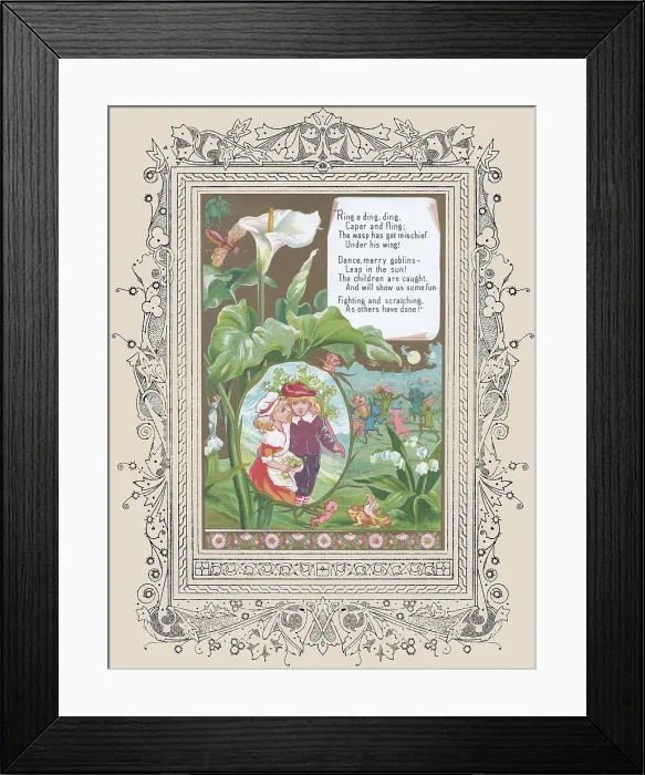Framed Print : Kate Greenaway Framed Print : Kate Greenaway
