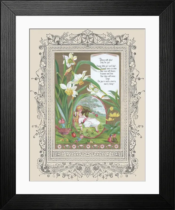 Framed Print : Kate Greenaway Framed Print : Kate Greenaway