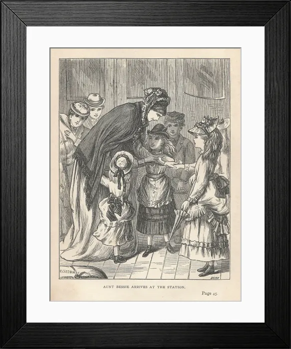 Framed Print : Kate Greenaway Framed Print : Kate Greenaway