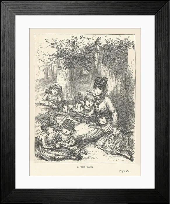 Framed Print : Kate Greenaway Framed Print : Kate Greenaway
