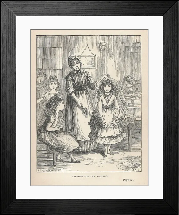 Framed Print : Kate Greenaway Framed Print : Kate Greenaway
