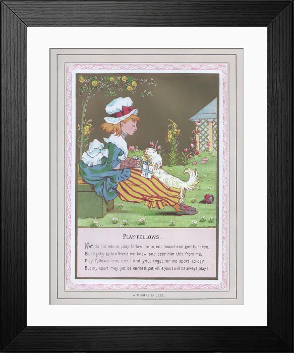 Framed Print : Kate Greenaway Framed Print : Kate Greenaway