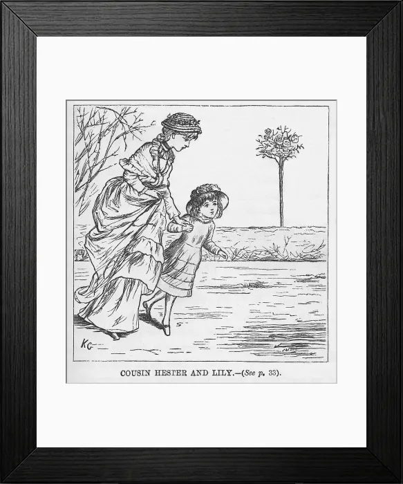 Framed Print : Kate Greenaway Framed Print : Kate Greenaway