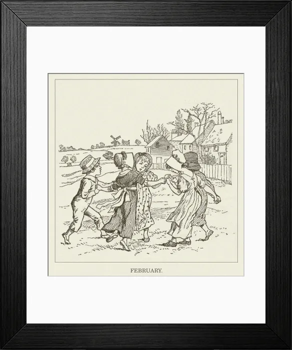 Framed Print : Kate Greenaway Framed Print : Kate Greenaway
