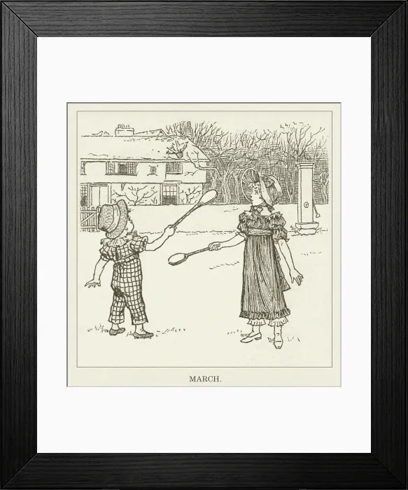 Framed Print : Kate Greenaway Framed Print : Kate Greenaway