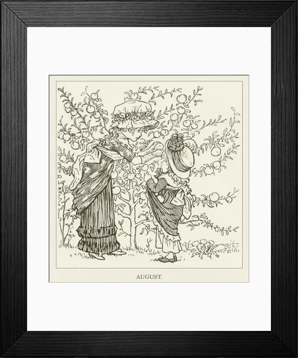 Framed Print : Kate Greenaway Framed Print : Kate Greenaway