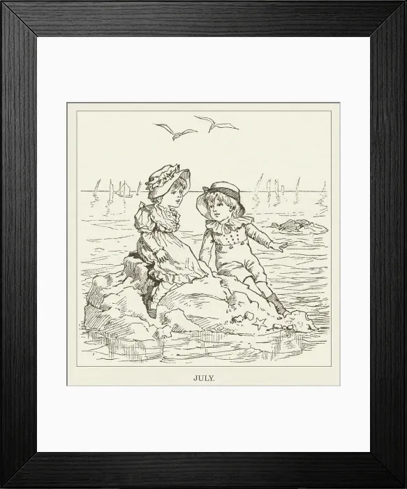 Framed Print : Kate Greenaway Framed Print : Kate Greenaway