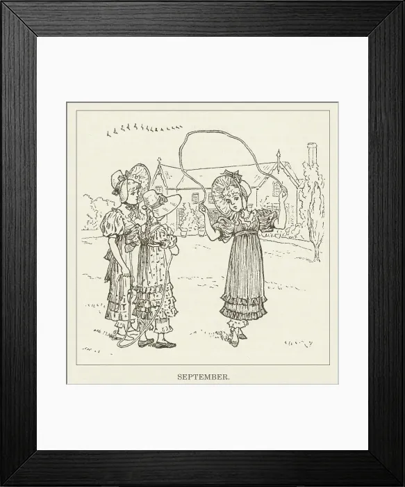 Framed Print : Kate Greenaway Framed Print : Kate Greenaway