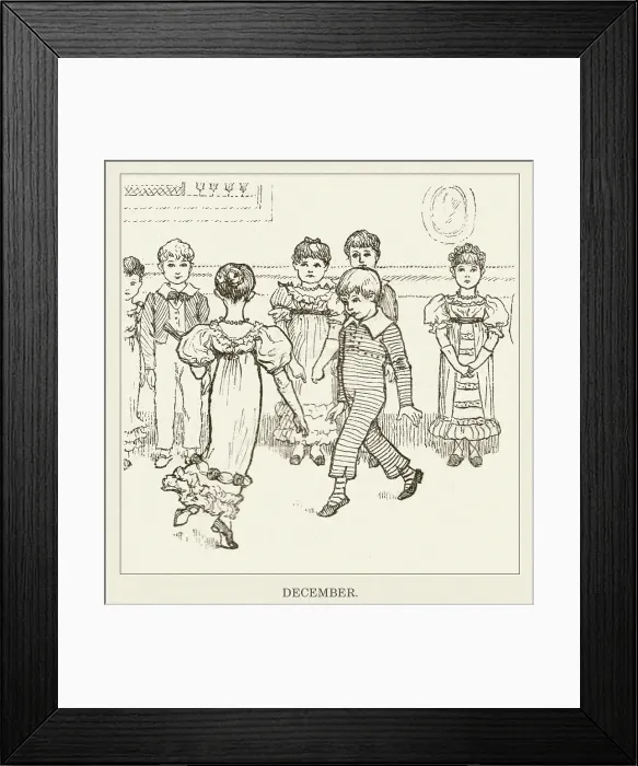 Framed Print : Kate Greenaway Framed Print : Kate Greenaway