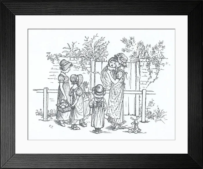 Framed Print : Kate Greenaway Framed Print : Kate Greenaway