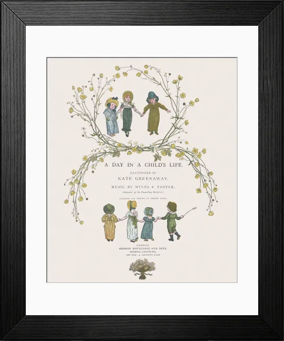 Framed Print : Kate Greenaway Framed Print : Kate Greenaway