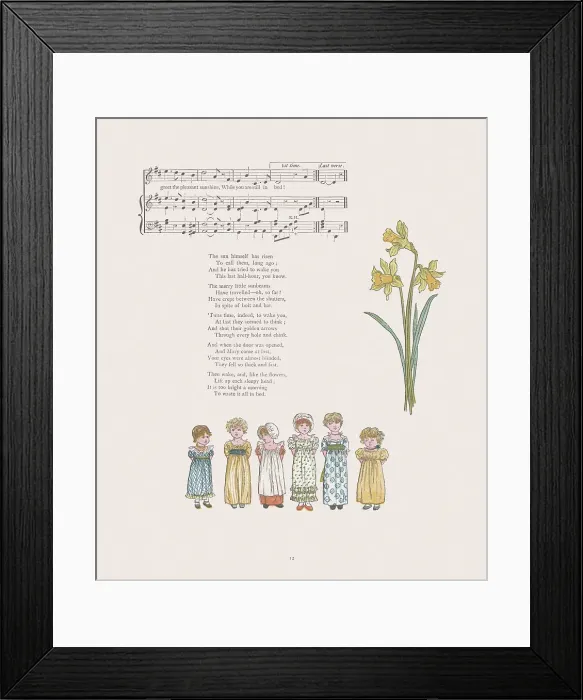 Framed Print : Kate Greenaway Framed Print : Kate Greenaway