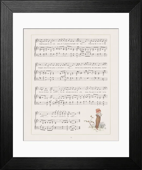 Framed Print : Kate Greenaway Framed Print : Kate Greenaway