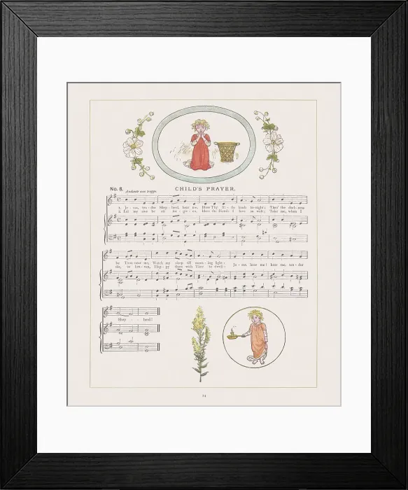 Framed Print : Kate Greenaway Framed Print : Kate Greenaway