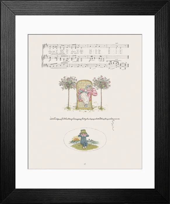 Framed Print : Kate Greenaway Framed Print : Kate Greenaway