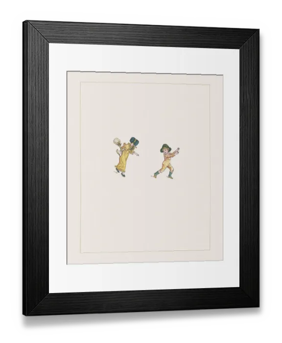 Framed Print : Kate Greenaway Framed Print : Kate Greenaway