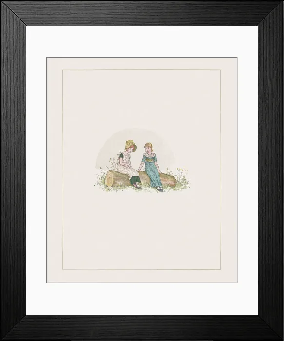 Framed Print : Kate Greenaway Framed Print : Kate Greenaway