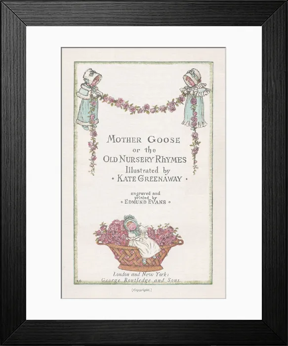 Framed Print : Kate Greenaway Framed Print : Kate Greenaway