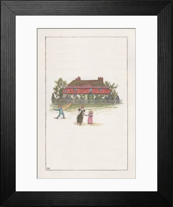 Framed Print : Kate Greenaway Framed Print : Kate Greenaway