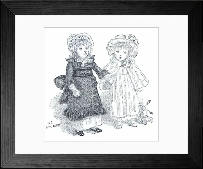 Framed Print : Kate Greenaway Framed Print : Kate Greenaway