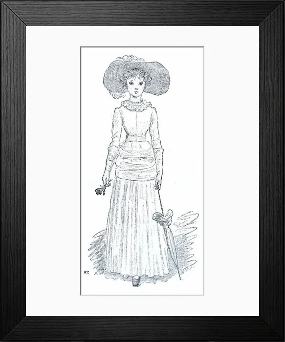 Framed Print : Kate Greenaway Framed Print : Kate Greenaway