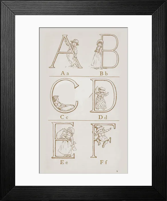 Framed Print : Kate Greenaway Framed Print : Kate Greenaway