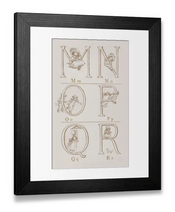 Framed Print : Kate Greenaway Framed Print : Kate Greenaway