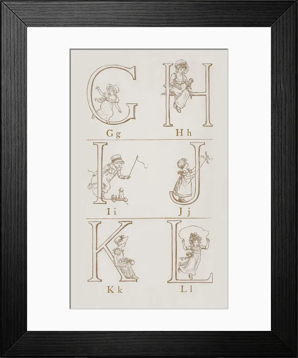 Framed Print : Kate Greenaway Framed Print : Kate Greenaway