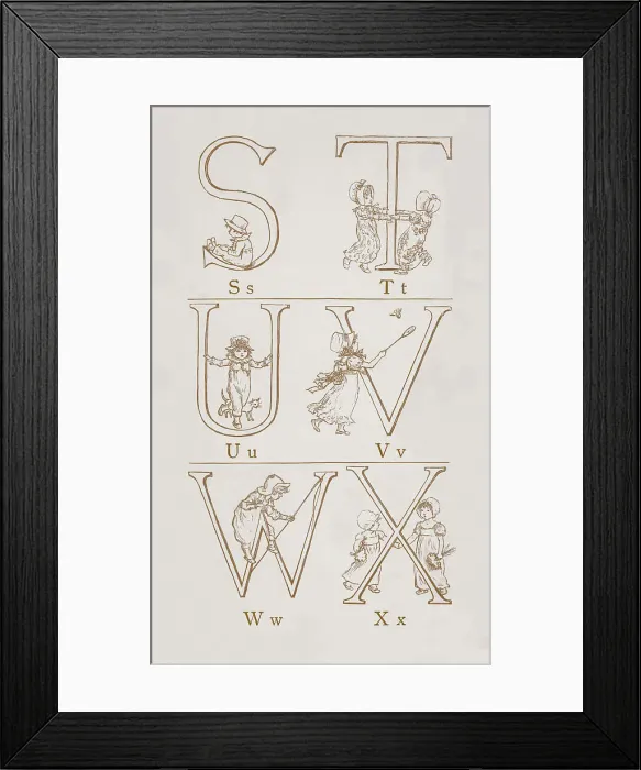Framed Print : Kate Greenaway Framed Print : Kate Greenaway