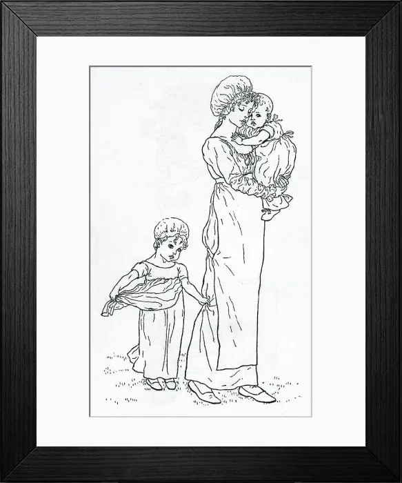 Framed Print : Kate Greenaway Framed Print : Kate Greenaway