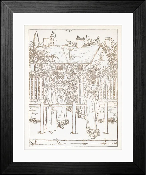 Framed Print : Kate Greenaway Framed Print : Kate Greenaway