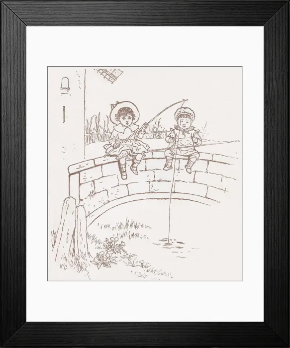 Framed Print : Kate Greenaway Framed Print : Kate Greenaway