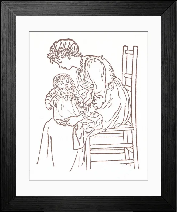 Framed Print : Kate Greenaway Framed Print : Kate Greenaway