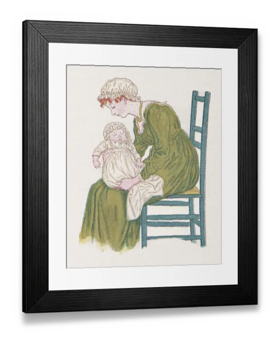 Framed Print : Kate Greenaway Framed Print : Kate Greenaway