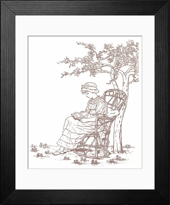 Framed Print : Kate Greenaway Framed Print : Kate Greenaway
