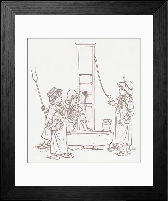 Framed Print : Kate Greenaway Framed Print : Kate Greenaway