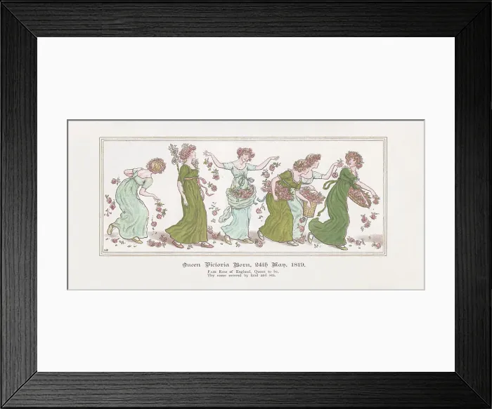 Framed Print : Kate Greenaway Framed Print : Kate Greenaway